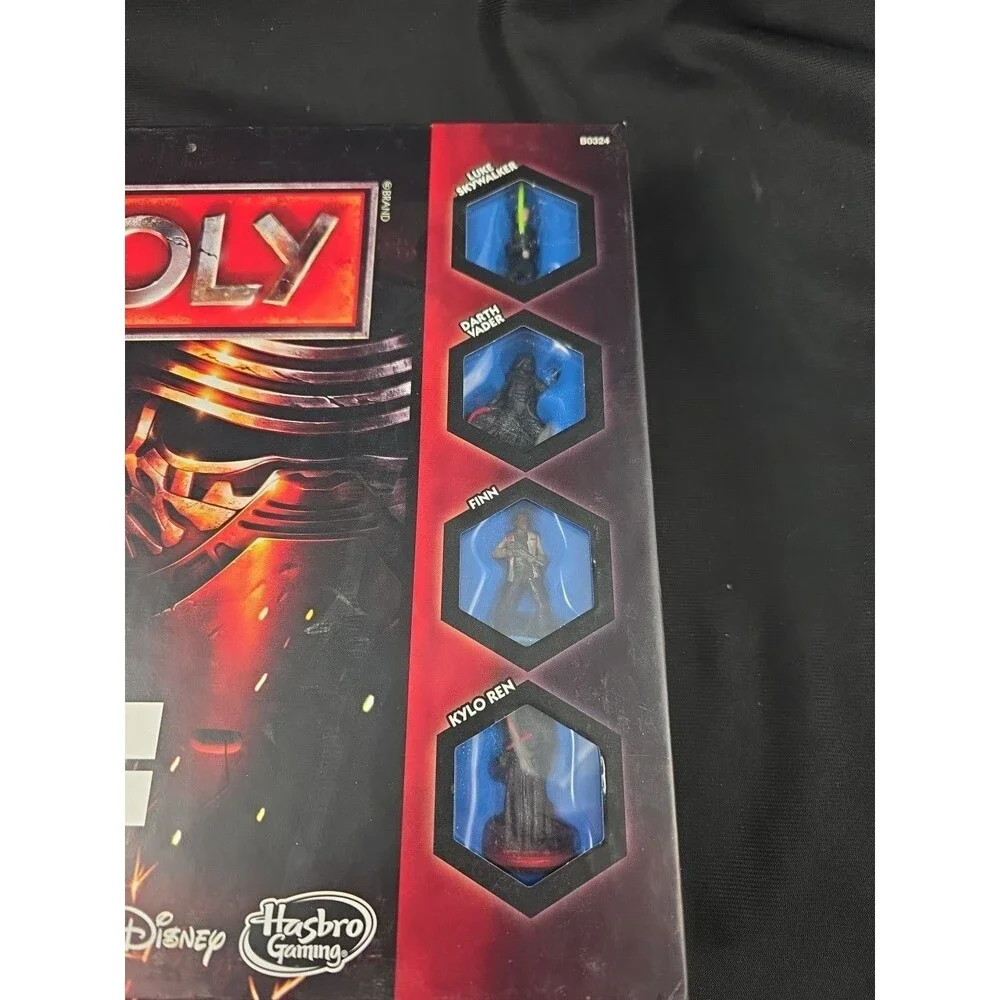 Monopoly: Star Wars The Force Awakens Hasbro Disney 2015 New Pieces Sealed